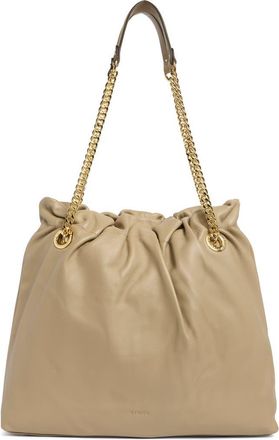 Aim&eacute;e Willow Leather Tote Bag in Pottery Taupe at Nordstrom Rack