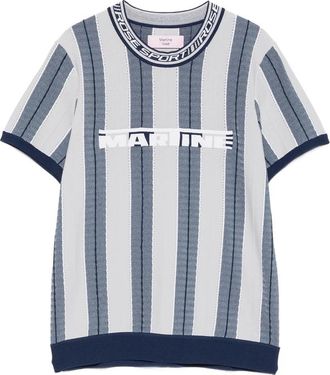 Martine Rose Striped Graphic T-shirt