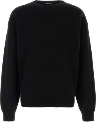 Tom Ford Black Crew Neck Sweater