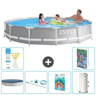 Intex Piscina Prism Frame Redonda - 366x76 Cm - 7-piezas S151