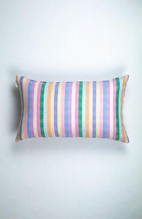Archive New York Handwoven Classic Striped Rectangle Cotton Throw Pillow in Multi at Nordstrom, Size 12X20