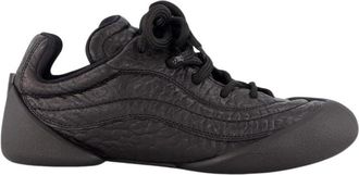 Alexander McQueen Zwarte Flexion Sneaker - Heren - Sneakers - Zwart - 39 EU - Leer - Schoenen