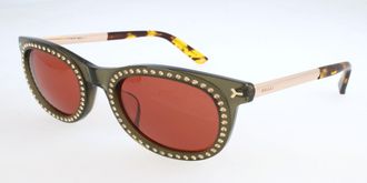 Bally BY2069 06 Womens Sunglasses Green Size 51