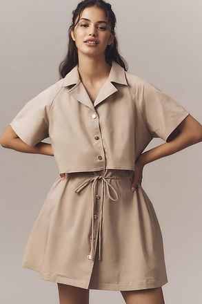 Exquise Short-Sleeve Twofer Mini Dress