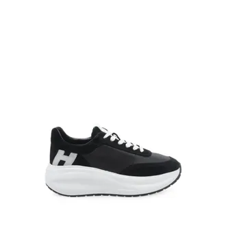 Hogan H696 Allacciato H - female - Hogan - Sneakers - Black - 4 1/2 UK - Shoes