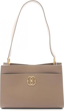 Bally Leather Handbag Shoulder Bag (Pre-Owned)