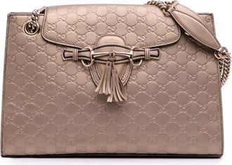 Gucci Borsa a spalla Guccissima Emily grande 2016-2025 - Oro
