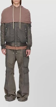 Rick Owens nylon bomber jacket