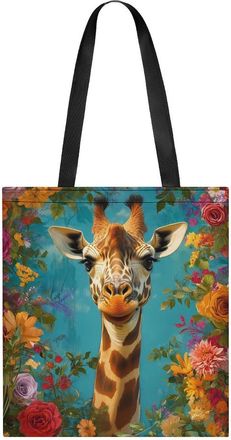 Generic Giraffe Tote Bag for Women Men Shoulder Bags Purses Pouch Handbags