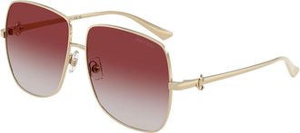 Jimmy Choo London JC4030B 3006BV Womens Sunglasses Gold Size 58