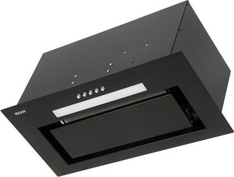 OEM Campana Extractora Empotrada Bajo Armario Maan Ares M 60 570 M3/h, Negra