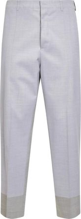Maison Margiela Rtw... - Heren - Nette broeken - Grijs - L - Wol - Broeken