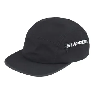 SUPREME SS26 Side Zip Camp Cap Black SUP-SS26-1031-BLK