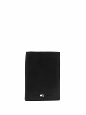 Tommy Hilfiger logo-plaque breast wallet - men - Calf Leather - One Size - Black