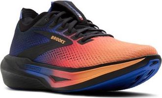 Brooks Hyperion 3 Running Shoe in Blue/Coral/Papaya at Nordstrom, Size 11.5