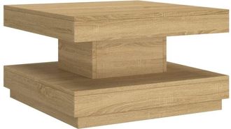 vidaXL Coffee Table Light Brown 60x60x35 cm mdf Vidaxl