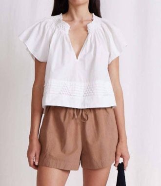 Apiece Apart Deia Top In Cream
