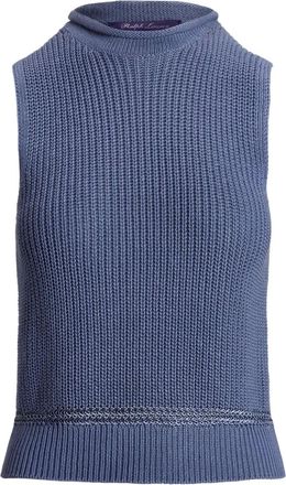 Ralph Lauren Collection Top in maglia a coste - Blu