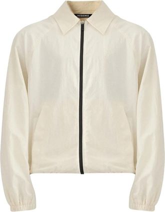 Jacquemus Le Coupe-Vent Jacket - Heren - Bomber jackets - Wit - L - Jassen