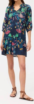Johnny Was Tassel 3/4 Sleeves Dress In Elizabeth