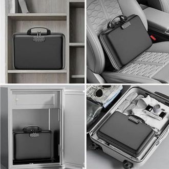 Infinite [tragbare, Sichere Aufbewahrungsbox] + [a39] + [feuer- Und Wasserfester Dokumentensafe] + [abmessungen 39,5 X 29,5 X 7,5 Cm, Hartschalenetui Aus Eva-s