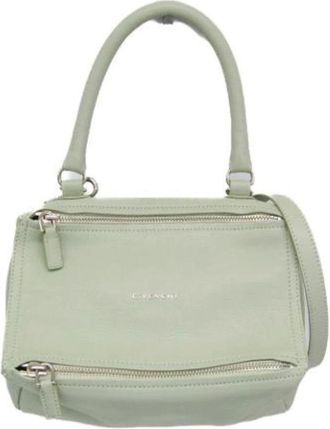 Givenchy Pre-owned Handbags, female, Green, Size: ONE SIZE Pre-owned Leather handbags