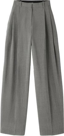 Jacquemus Dames, Broeken, Grijs, Maat: S Wol