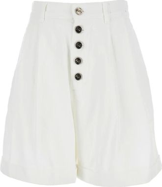 Etro Dames, Korte broeken, Wit, Maat: 2XS Katoen