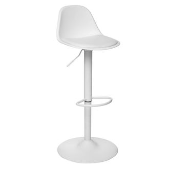 Atmosphera Silla De Bar &laquo;aiko&raquo; - Blanco - Altura Ajustable - Atmosphera Cr&eacute;ateur DInt&eacute;rieur