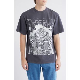 Icecream Invasion Oversize Graphic T-Shirt in Charcoal Art at Nordstrom, Size Xx-Large
