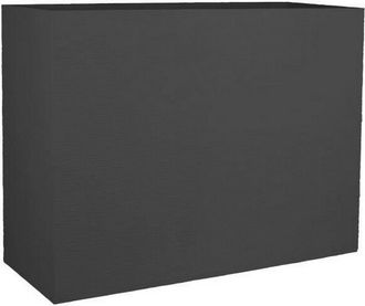 Eda Eda - Plastique Maceta Flower Muret Loft Graphit - 46 L - 78,5 X 29,5 X 60 Cm - Antracita