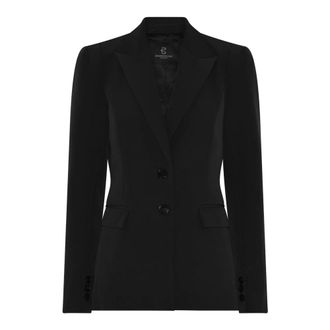 Bruuns Bazaar RubySusBBSora Blazer - Dames - Jassen - Zwart - Maat: 2XL Leer
