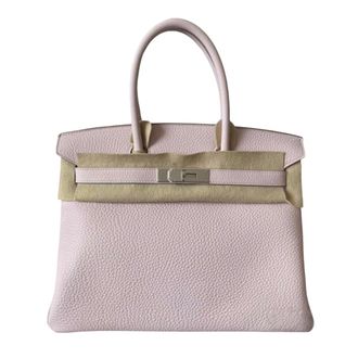 Herm&egrave;s Herm&egrave;s Birkin 30 cm Togo Mauve Pale Palladium Hardware