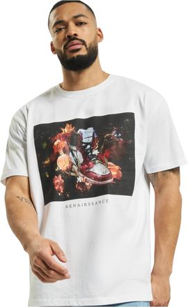 Mister Tee Herren Renairssance Painting Oversize Tee T-Shirt, White, S