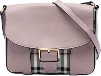 Burberry Pre-owned Burberry Small Haymarket Check Nylon and Leather Dickens Crossbody Ladies 7ZESDCBKWDWXJO7W