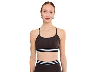 SPLITS59 Cali Active Rib Bra Womens Bra Dark Chocolate : XS, Polyester/Spandex
