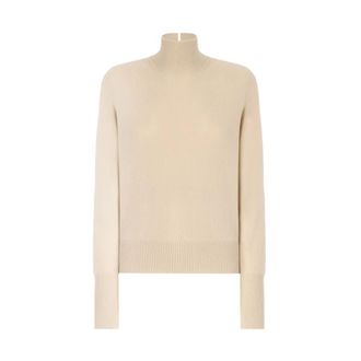 Pinko Nizza Maglia Turtleneck - Dames - Coltruien - Beige - L - Truien & Vesten