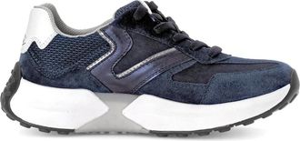 Gabor Comfortabele rollende sneaker in blauw - Dames - Sneakers - Blauw - 40 EU - Schoenen