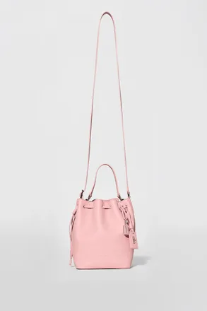 Alo Mini Balance Bag in Vintage Pink Leather