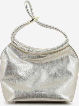 Coccinelle Handbag smooth leather pale gold