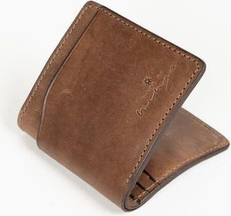 Minga London Leather Foldable Wallet in Chocolate at Nordstrom
