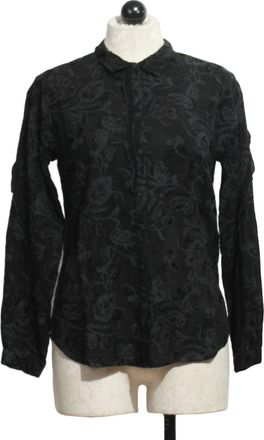 Johnny Was Womens Elain Long Sleeve Shirt In Black