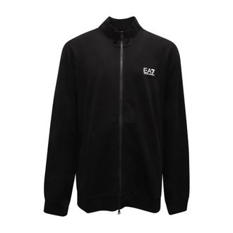 Armani Zip-throughs, male, Black, Size: 4XL Training Regular Tuta Gym T-top + Pants
