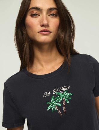 Lucky Brand Womens Out Of Office Classic Crew
