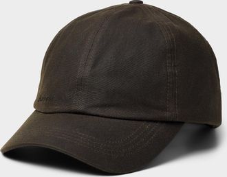Barbour Mens Minimalist waxed-cotton cap