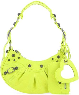 Balenciaga Fluo Yellow Le Cagole XS shoulder bag