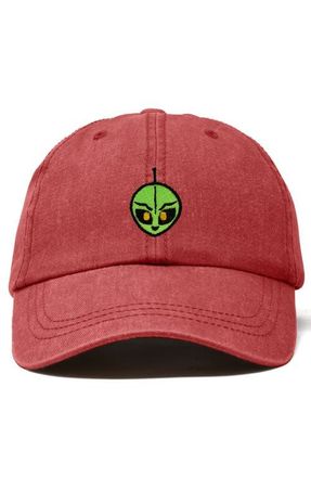 Dalix Duder Alien Dad Cap in Washed Red at Nordstrom