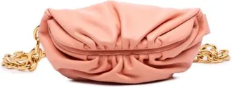Bottega Veneta Pre-owned Cross Body Bags, female, Pink, Size: ONE SIZE Pre-owned Leather Crossbody Bag