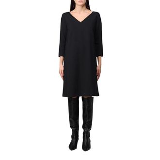 Liviana Conti Kleedjes Black - Dames - Korte kleedjes - Zwart - L - Kleedjes