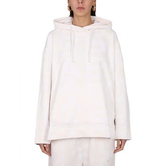 Marc Jacobs Hoodies, female, White, Size: S Monogram Oversized Hoodie